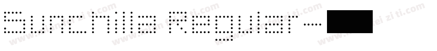 Sunchilla Regular字体转换